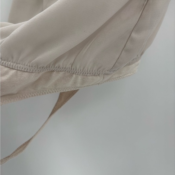 Abercrombie and fitch strap cami beige polyester bodysuit size xs - Picture 7 of 13